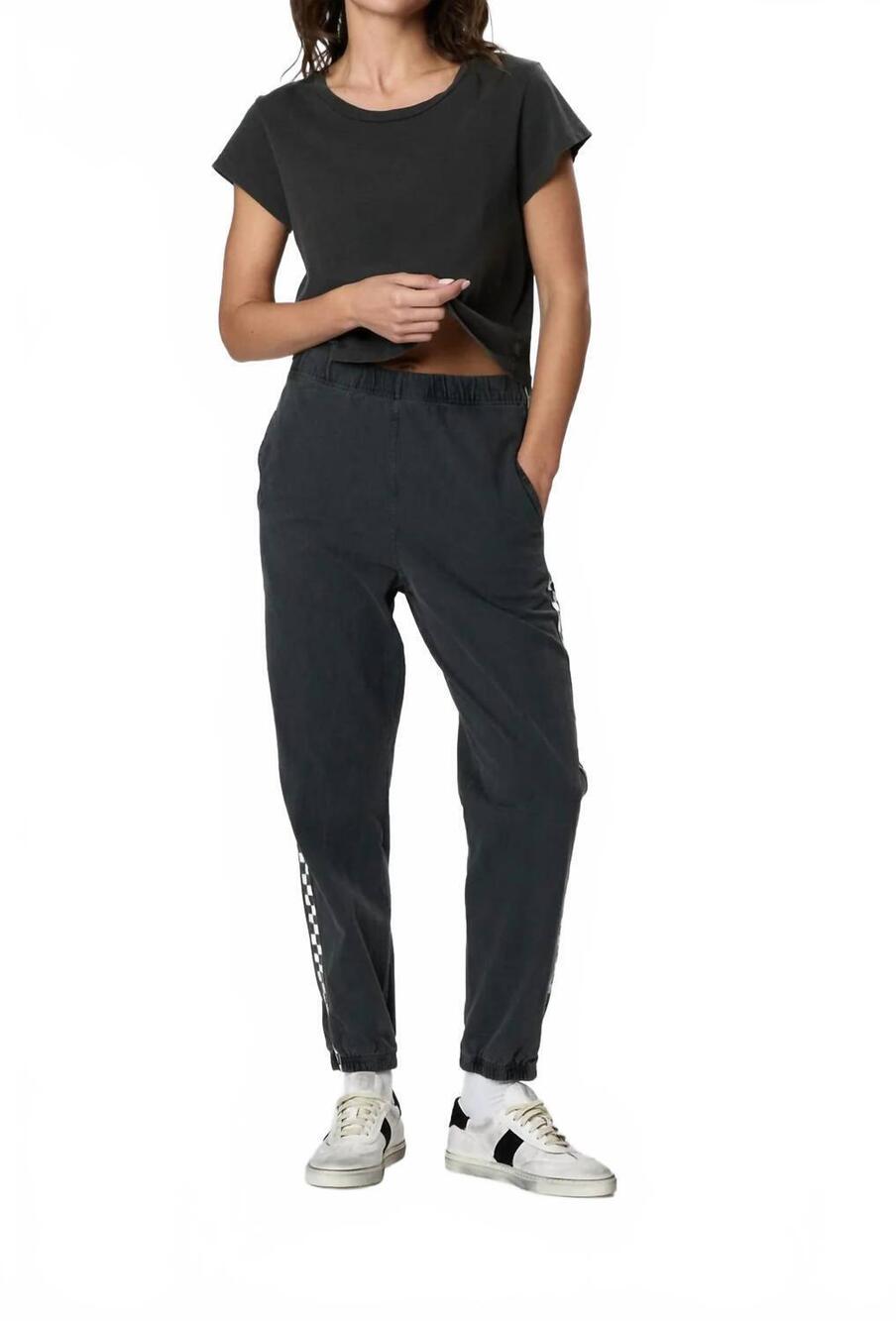 NEW RAGABOND STUDIO slater relaxed jogger pant in washed black